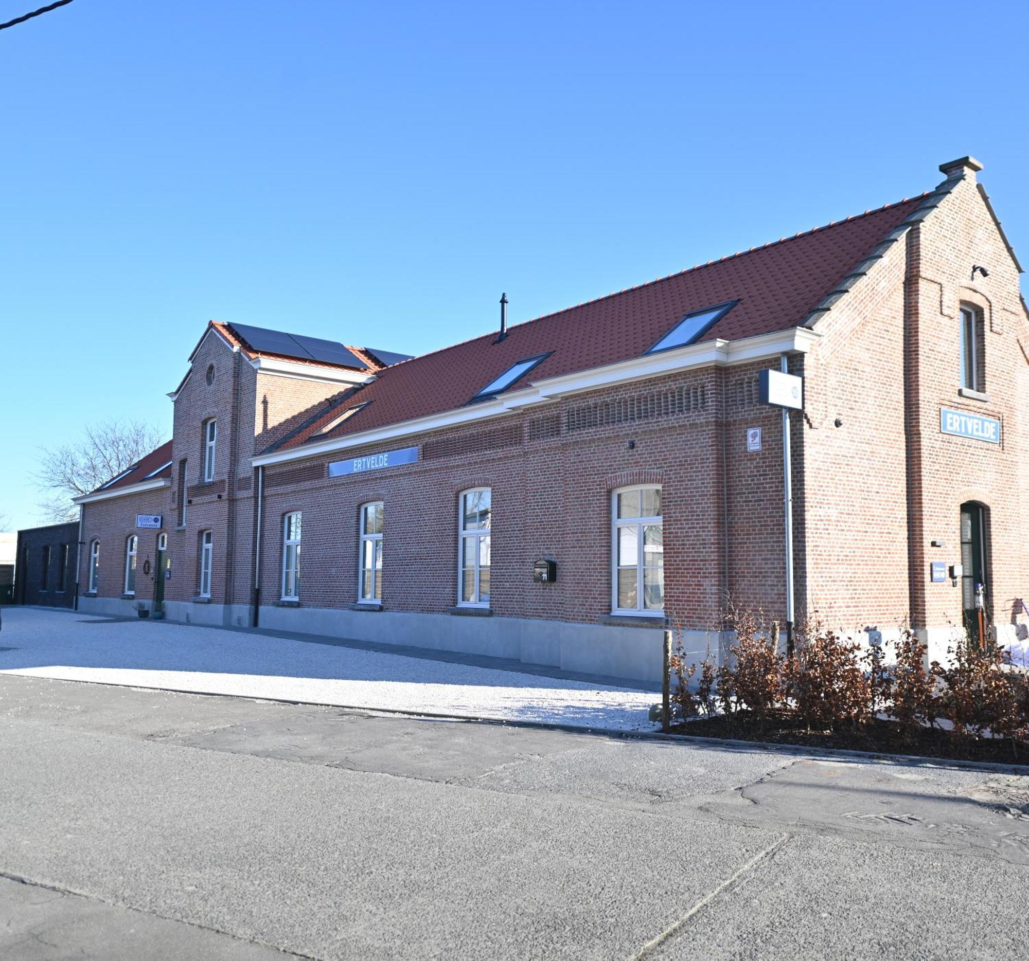 Gare 55 Hotel Evergem Buitenkant foto